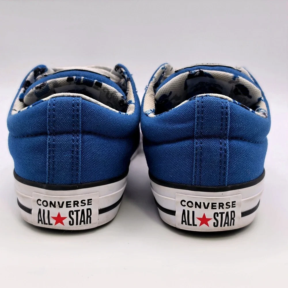 Converse All Star Madison Sneakers Junior 5 Blue Excellent Shark Pirate Print